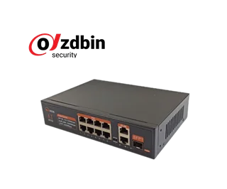 سوئیچ شبکه مکسرون  8 پورت PoE  MSW-2108FP-2GL-120I